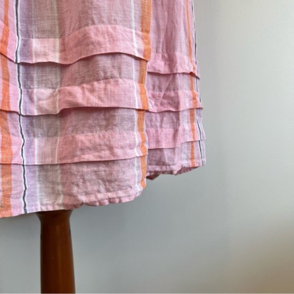 LEMLEM x h&m PINK STRIPED TUNIC DRESS LARGE - Picture 15 of 16